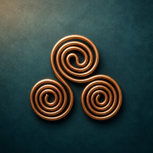 Sacred Cubit Triskelions - Medium Size